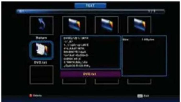 RCA RB32H1EU - Menu Texte - 2