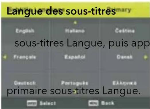 RCA RB32H1EU - Menu des paramètres - 3