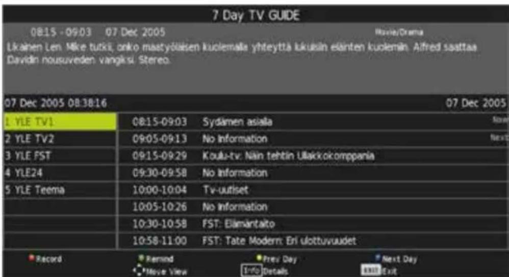 RCA RB32H1EU - Le Guide électronique des programmes (EPG) - 1