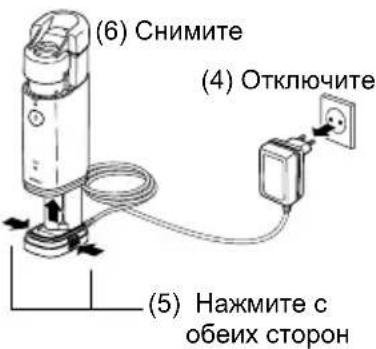 OMRON MicroAIR U100 - OTKnHoueHne aAnTepa nepemEHoro ToKa ot annapaTHoro 6noka - 3