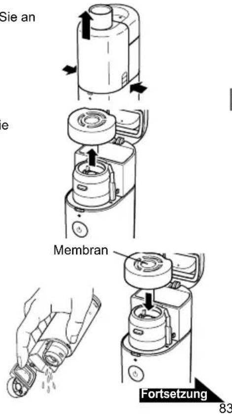 OMRON MicroAIR U100 - So wird das Gerät nach jeder Inhalation gereinigt - 2