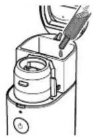 OMRON MicroAIR U100 - C6opka npnbopa n 3anpaBka KOHTeHepa dny IekapCTBeHHoro npenapata - 1