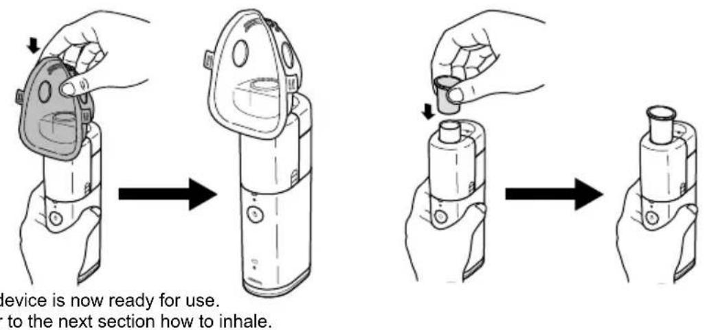 OMRON MicroAIR U100 - How to assemble the unit and fill the medication container - 2