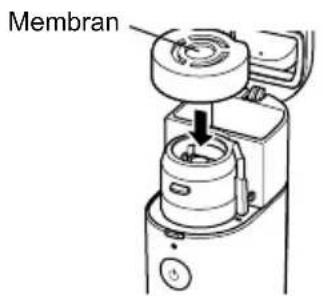 OMRON MicroAIR U100 - So wird das Gerät zusammengebaut und der Medikamentenbehälter befüllt - 3