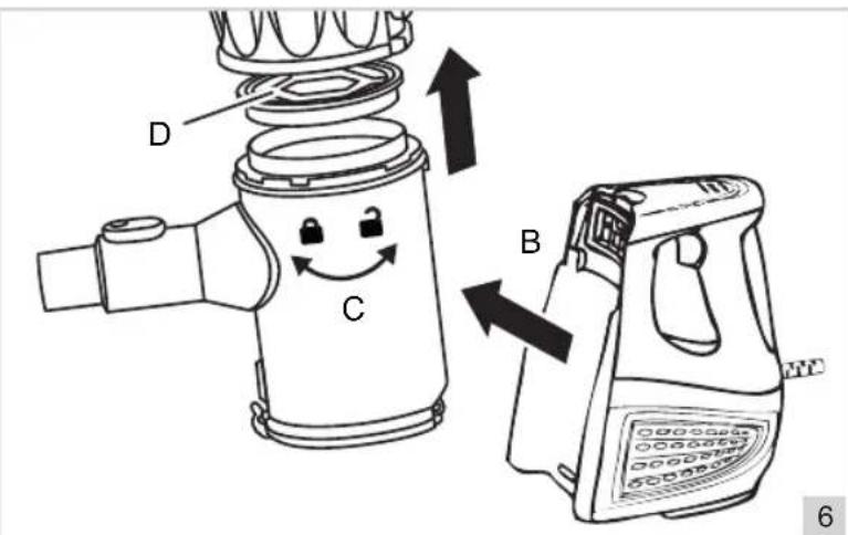 BESTRON AVC800 - REINIGING EN ONDERHOUD - Reinigen of verrangen van het filter - 3