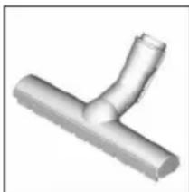 BOSCH BGS31430 - C Πέλμα σκληρού δαπέδου BBZ123HD - 1