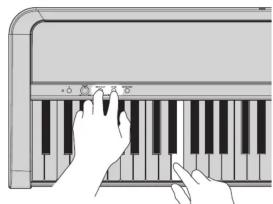 KORG B2SP - Accès aux fonctions avances - 1