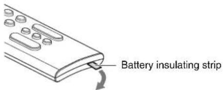 YAMAHA YAS109 - Preparing the remote control - 1