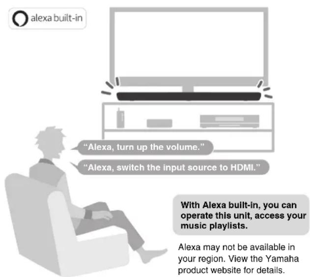 YAMAHA YAS109 - Play surround sound Ask Alexa to control the unit - 2