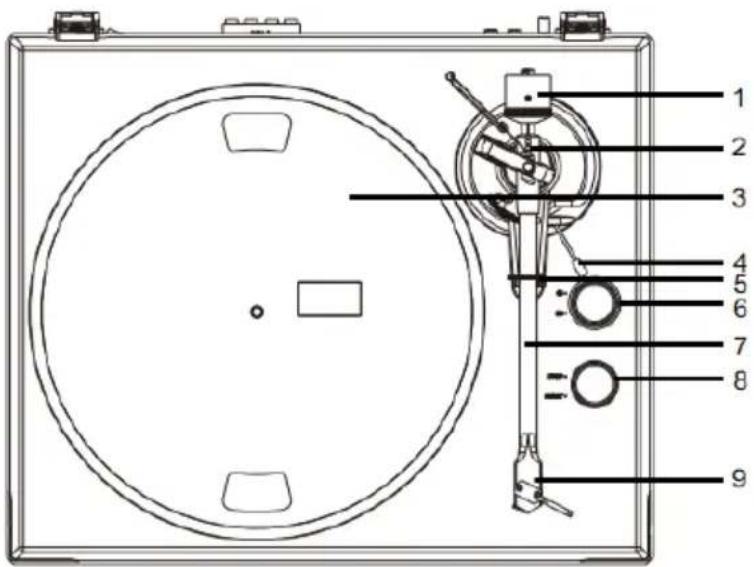 LENCO BT188 - COMPONENTES, CHARACTERISTICAS Y CONEXIONES - 1