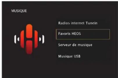MARANTZ NR1710 - Lecture des Favoris HEOS - 1