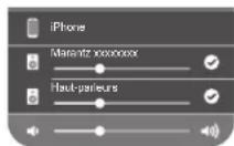 MARANTZ NR1710 - Appuyez sur les apparciels/enceintes que vous souhaitez utiliser. - 1