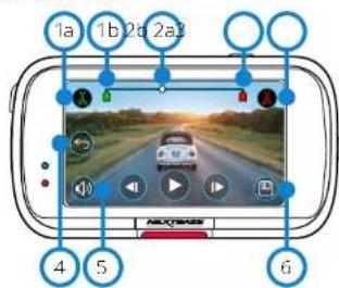NEXT BASE 322GW - Mode lecture - Montage vidéo - 1