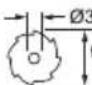 AEG BPS18254BL - SYMBOLES - 3