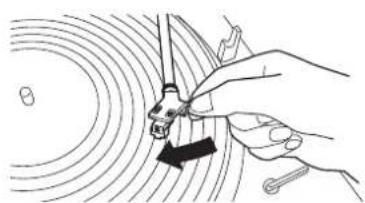 AUDIO TECHNICA ATLP3 - Posizione are il braccio in corrispondenza del punto (solco) desiderato del disco. - 1