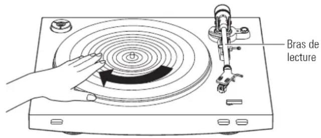 AUDIO TECHNICA ATLP3 - Rotation du plateau - 1