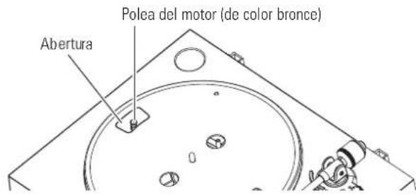 AUDIO TECHNICA ATLP3 - Reposicion de la correa - 3
