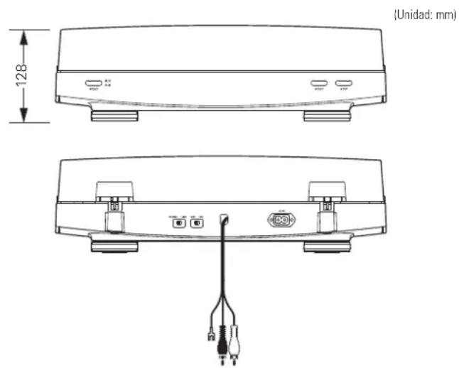 AUDIO TECHNICA ATLP3 - Dimensiones - 2