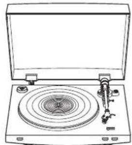 AUDIO TECHNICA ATLP3 - Installation/dépose du couvercle anti-poussière - 1
