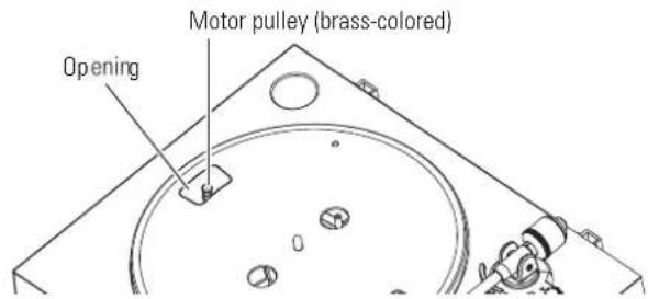 AUDIO TECHNICA ATLP3 - Replacing the belt - 3