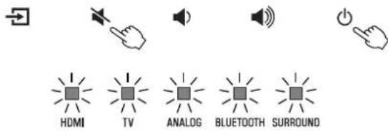 YAMAHA YAS108 - Initialisieren des Geräts - 1