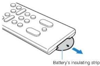 YAMAHA YAS108 - Preparing the remote control - 1