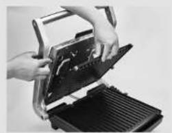 Solis Grill & More 7952 - Comment installer ou retirer les plaques de cuisson - 3