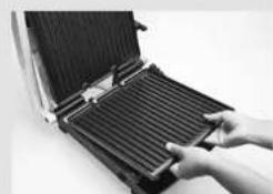 Solis Grill & More 7952 - Cosi, le piastre di cottura vengono rimosse o montate - 4