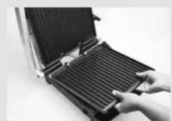 Solis Grill & More 7952 - Comment installer ou retirer les plaques de cuisson - 4
