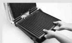 Solis Grill & More 7952 - How to remove resp. install the grill plates - 4