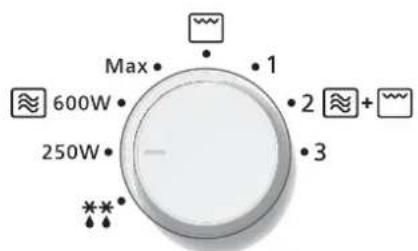 Max 600W 250W 1 2 3 +