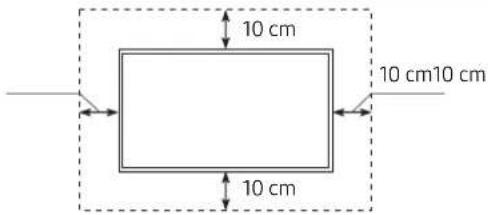 SAMSUNG QLED QE43Q60R - Ausreichende Belüftung Ihres Geräts - 2