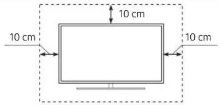SAMSUNG QLED QE43Q60R - Zorgen voor geschikte ventilatie voor uw tv - 1
