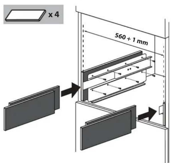 WHIRLPOOL ACE 102 IXL - Dimensioni in mm - 7