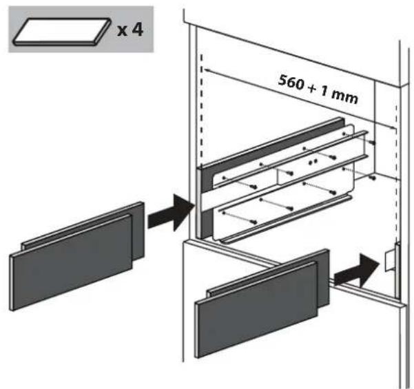 WHIRLPOOL ACE 102 IXL - Dimensions in mm - 8