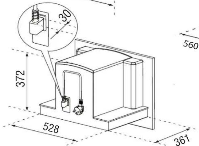 WHIRLPOOL ACE 102 IXL - Abmessungen in mm - 2