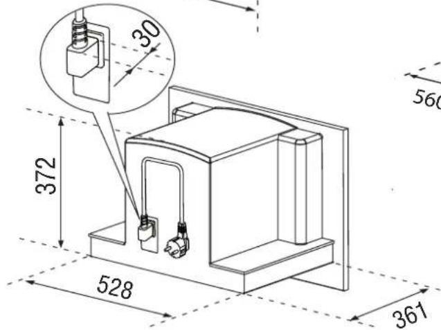 WHIRLPOOL ACE 102 IXL - Dimensiuni in mm - 3