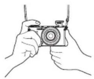 CASIO Exilim EX10 - 正确握持相机 - 1