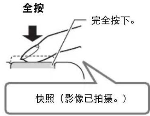 CASIO Exilim EX10 - 继续保持相机静止不动，完全按下快门钮。 - 1