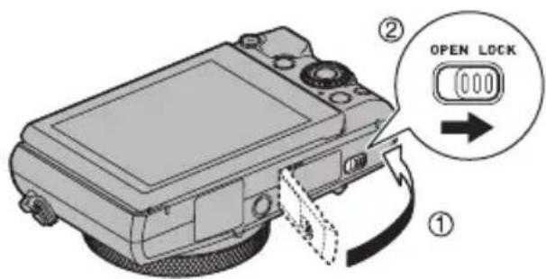 CASIO Exilim EX10 - 3.关闭电池盖。 - 1