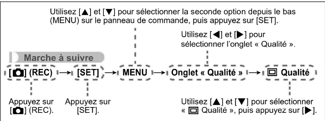 CASIO Exilim EXN50 - Description du fonctionnement du menu REC dans ce manuel - 1