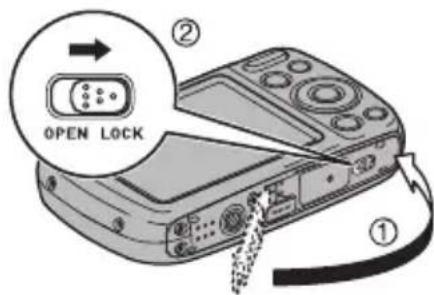 CASIO Exilim EXN50 - Insérez une carte mémoire. - 2