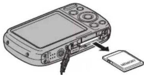 CASIO Exilim EXN50 - Pour remplacer une carte mémoire - 1