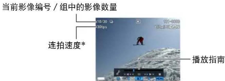 CASIO Exilim EXZR50 - 查看连拍影像 - 2