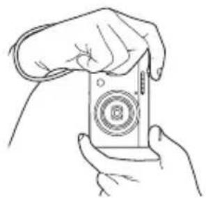 CASIO Exilim EXZR50 - 正确握持相机 - 2