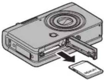 CASIO Exilim EXZR50 - 更换存储卡 - 1