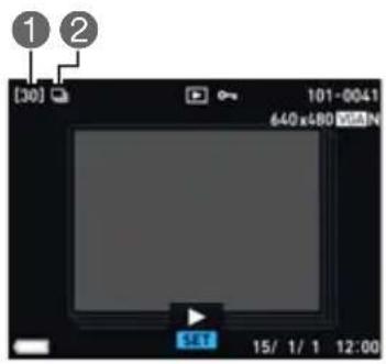 CASIO Exilim EXZR500 - ■ 查看连拍影像 - 1