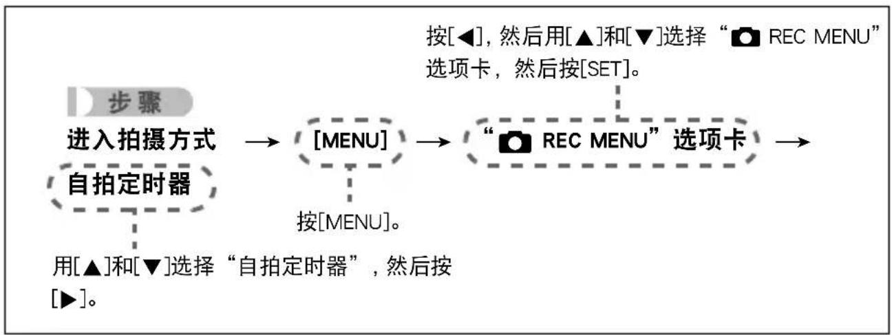 CASIO Exilim EXZR500 - ■ 本说明书中的选单操作 - 1