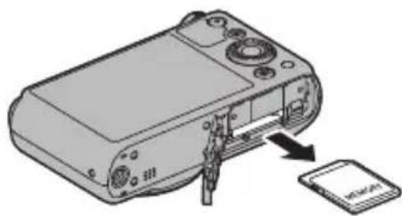 CASIO Exilim EXZR750 - Pour remplacer une carte mémoire - 1