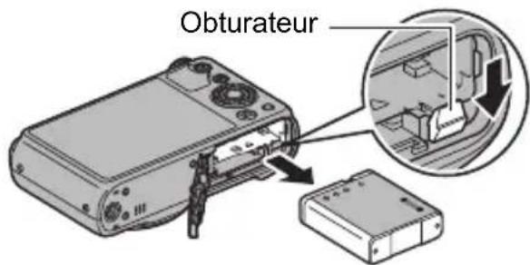 CASIO Exilim EXZR750 - Pour remplacer la batterie - 1